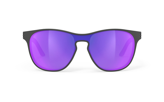 Okulary Rudy Project SOUNDSHIELD BLACK MATTE - MULTILASER VIOLET