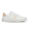 Buty Damskie Cariuma Salvas White Leather Shifting Sand Logo Sneaker