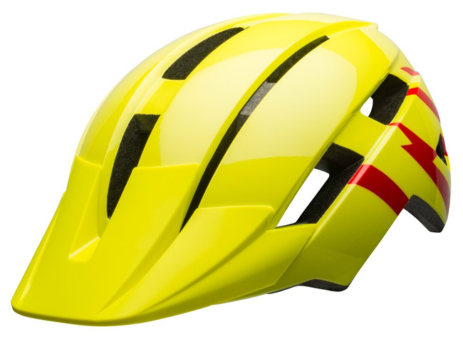 Kask juniorski BELL SIDETRACK II strike gloss hi-viz red roz. Uniwersalny (50–57 cm)