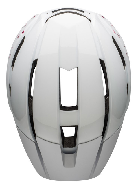 Kask juniorski BELL SIDETRACK II stars gloss white roz. Uniwersalny (50–57 cm)