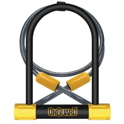 Zapięcie rowerowe ONGUARD Bulldog DT 8012 U-LOCK - 13mm 115mm 230mm - 5 x Klucze z kodem + linka 10mm 120cm