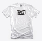 T-shirt 100% ESSENTIAL krótki rękaw White