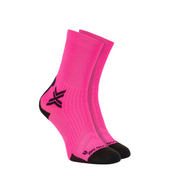 Skarpety unisex X-Socks Bike Perform Crew Fluo Pink/X Black