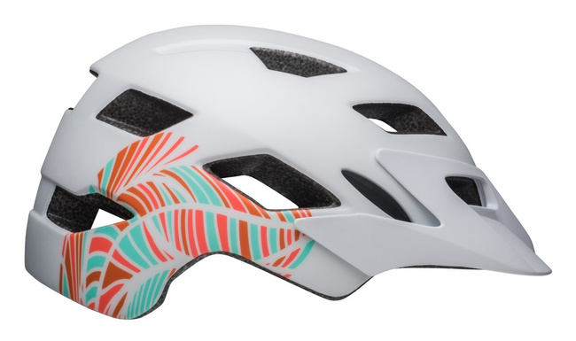 Kask dziecięcy BELL SIDETRACK matte white chapelle roz. Uniwersalny (47–54 cm)