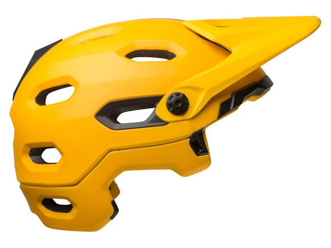 Kask full face BELL SUPER DH MIPS SPHERICAL matte gloss yellow black roz. S (52–56 cm)