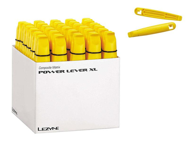 Łyżki do opon LEZYNE POWER LEVER XL BOX 30x 2szt. pudełko żółte (NEW)