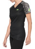 Koszulka damska 100% AIRMATIC Women's Jersey krótki rękaw black python