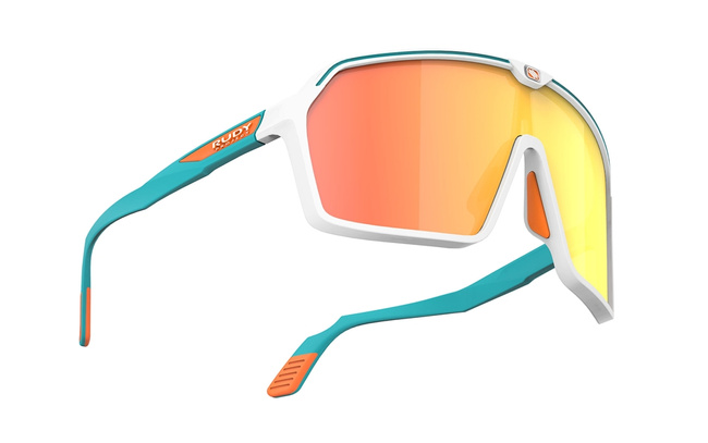 Okulary Rudy Project Spinshield White/Water Matte - Multilaser Orange