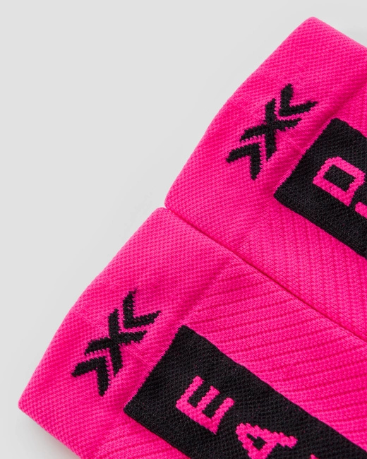 Skarpety unisex X-Socks Bike Perform Crew Fluo Pink/X Black