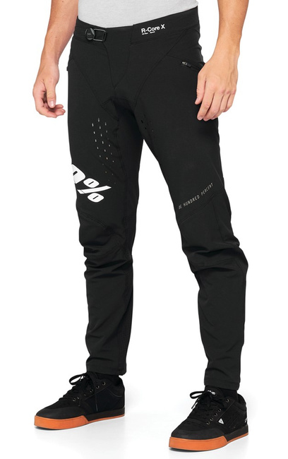 Spodnie męskie 100% R-CORE X Pants black white