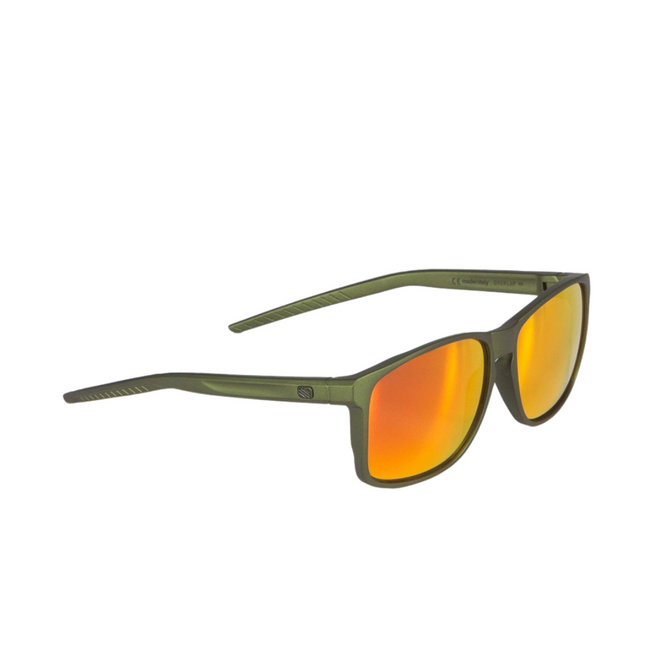 Okulary Rudy Project Overlap Olive Metal Matte - Multilaser Orange