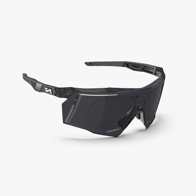 Okulary Scicon Aerostorm - Smoke Black + Rx Optical Instert