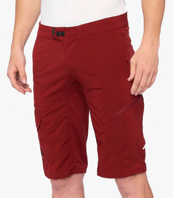 Szorty męskie 100% RIDECAMP Shorts brick