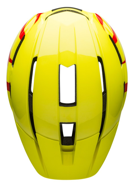 Kask juniorski BELL SIDETRACK II strike gloss hi-viz red roz. Uniwersalny (50–57 cm)