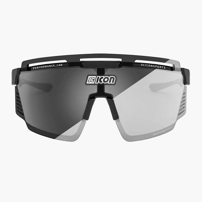 Okulary Scicon Aerowatt Black Gloss - Scnpp Photocromic Silver