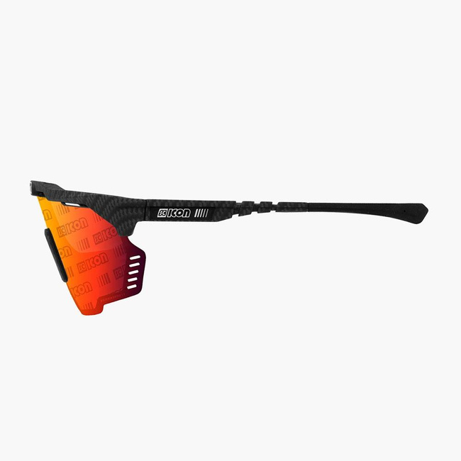 Okulary SCICON AEROSHADE KUNKEN Carbon Matt - SCNPP Monogram Multimirror Red