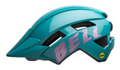 Kask juniorski BELL SIDETRACK II light blue pink roz. Uniwersalny (50–57 cm)