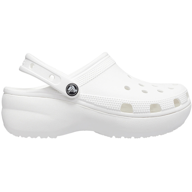 Chodaki damskie Crocs Classic Platform białe 206750 100