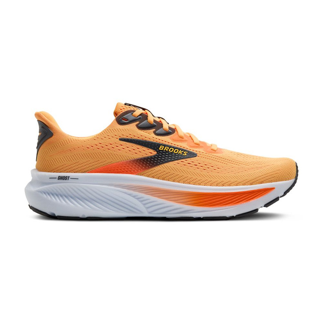 Ghost 17 Męskie Buty Do Biegania Na Asfalcie Pomarańczowe - Brooks-Running