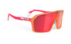 Okulary Rudy Project SPINSHIELD MANDARIN FADE CORAL MATTE - MULTILASER RED