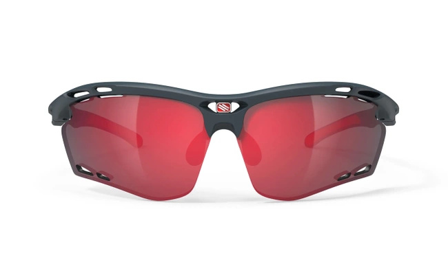Okulary Rudy Project Propulse Charcoal Matte - Multilaser Red