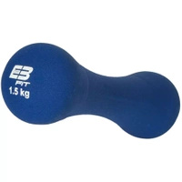 Hantla neoprenowa 1,5 kg niebieska - EB FIT
