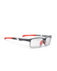 Okulary Rudy Project INTUITION DEMO LENSES A BLACK STREAKES GLOSS/ RED FLUO 53/33