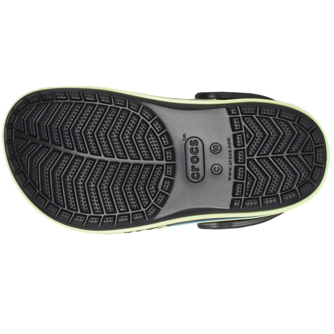 Chodaki dla dzieci Crocs BayBand Clog T czarne 208322 0C4