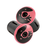 Korki do kierownicy LIZARDSKINS Road Bar End Plugs - Neon Pink para