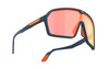 Okulary Rudy Project SPINSHIELD BLUE NAVY MATTE - MULTILASER ORANGE