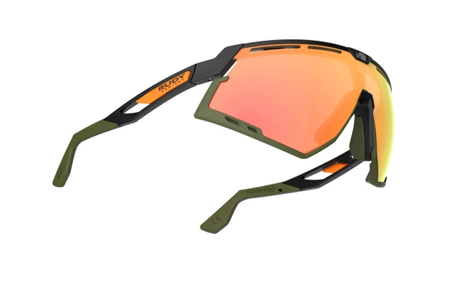 Okulary Rudy Project DEFENDER YELLOW FLUO GLOSS / BLACK - MULTILASER ORANGE