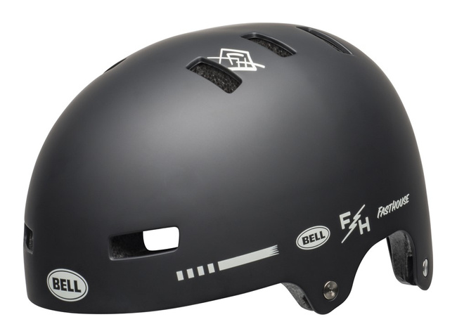 Kask bmx BELL LOCAL matte black white fasthouse roz. M (55–59 cm)