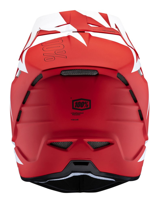 Kask full face 100% AIRCRAFT COMPOSITE Helmet Rapidbomb/Red roz. S (55-56 cm)