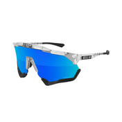 Okulary SCICON AEROSHADE XL Crystal Gloss/Black - SCNPP Multimirror Blue