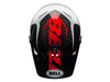 Kask full face BELL FULL-9 CARBON gloss white black hibiscus rio roz. M (55–57 cm)