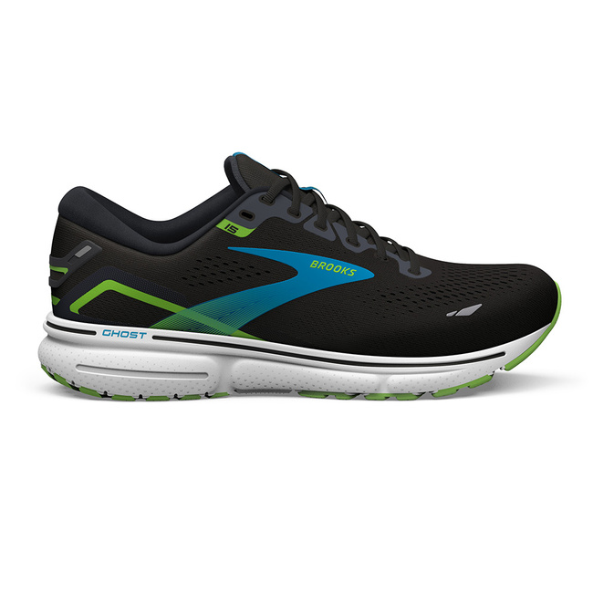 Ghost 15 Męskie Buty Do Biegania Po Asfalcie Czarne - Brooks Running