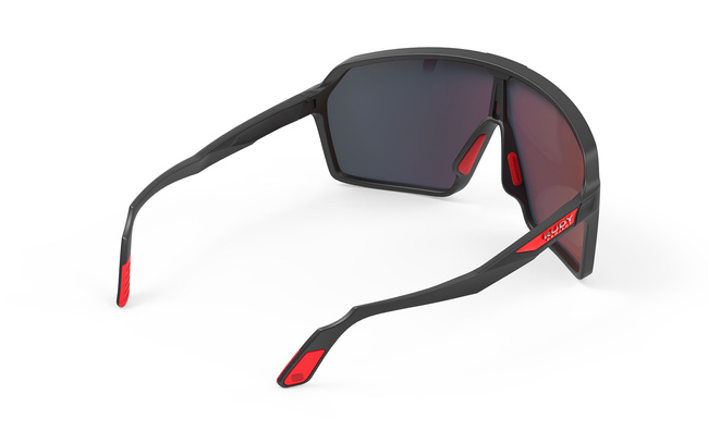 Okulary Rudy Project SPINSHIELD BLACK MATTE - MULTILASER RED