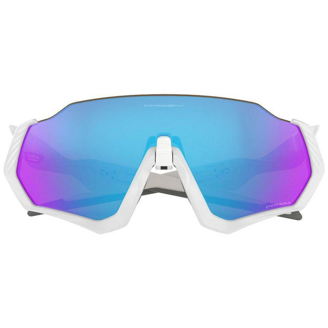 Oakley Flight Jacket - Matte White - Prizm Sapphire - OO9401-0237 - Okulary przeciwsłoneczne