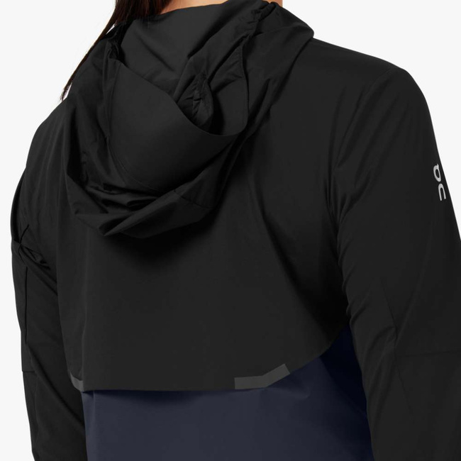 Kurtka Damska On Running Weather-jacket Black/navy