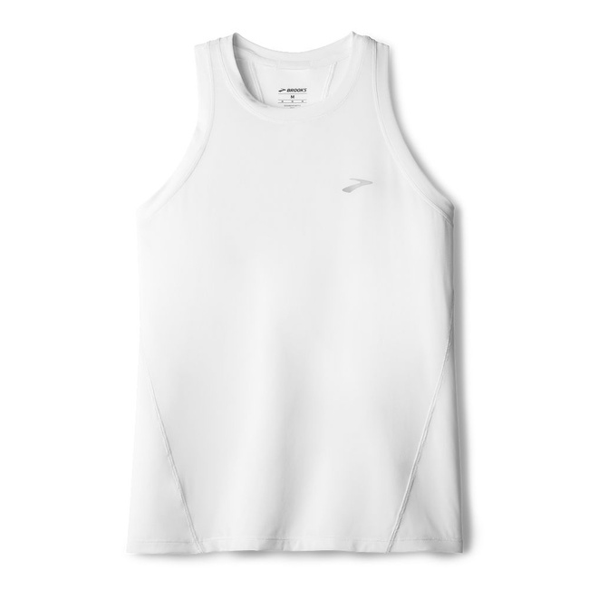 Damska Koszulka Do Biegania Sprint Free Tank 3.0 Biała - Brooks-Running