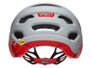 Kask mtb BELL 4FORTY cliffhanger matte gloss gray crimson