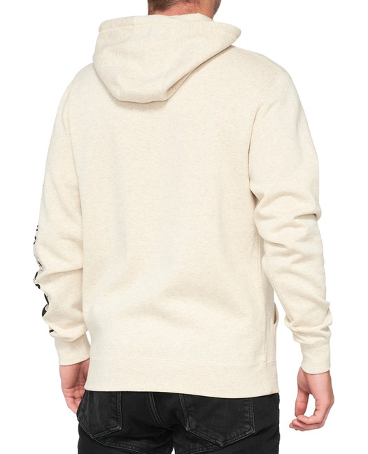 Bluza męska 100% SUPER FUTURE Hooded Pullover Sweatshirt Oatmeal Heather roz. M