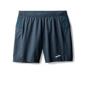 Męskie spodenki do biegania Journey 7" 2 in 1 Short szare - Brooks-Running