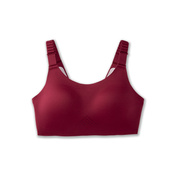 Dare Scoopback Run Bra 2.0 Biustonosz Sportowy Bordowy - Brooks-Running