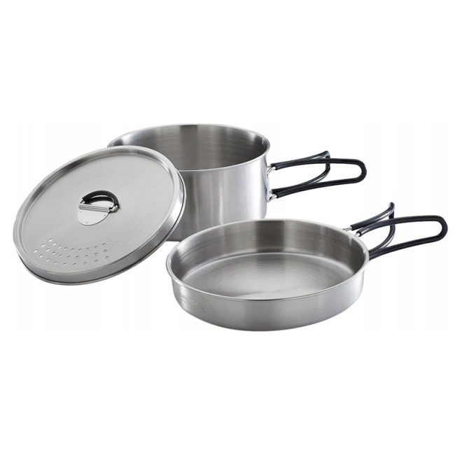 Zestaw Naczyń Stalowych Coleman Stainless Steel Trekking Kit