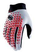 Rękawiczki 100% GEOMATIC Gloves Grey/Racer Red