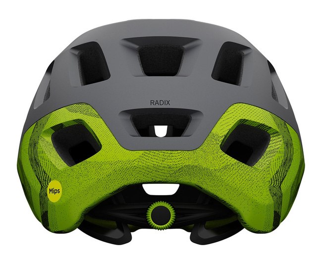 Kask mtb GIRO RADIX matte metallic black ano lime