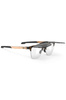 Okulary Rudy Project Inkas Flip Up Xl Half Rim Shape B Demi Turtle Gloss - Smoke Black