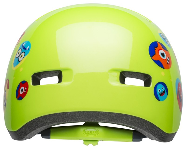 Kask dziecięcy BELL LIL RIPPER monsters gloss green