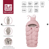 Śpiwór zimowy wodoodporny do wózka 6-24m Footmuff Soft Pink - Red Castle